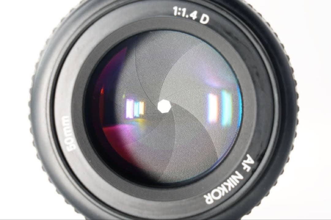 【極美品】動作◎ AI AF Nikkor 50mm F1.4 D エモ写真