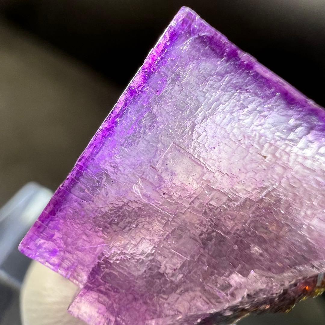 イリノイ産　パープルフローライト　美結晶