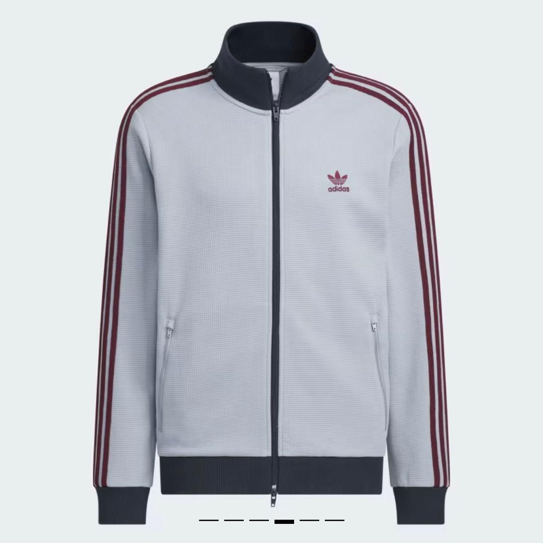 日本未発売カラーXL⭐️adidasアディカラー トラックトップ ワッフル グレー
