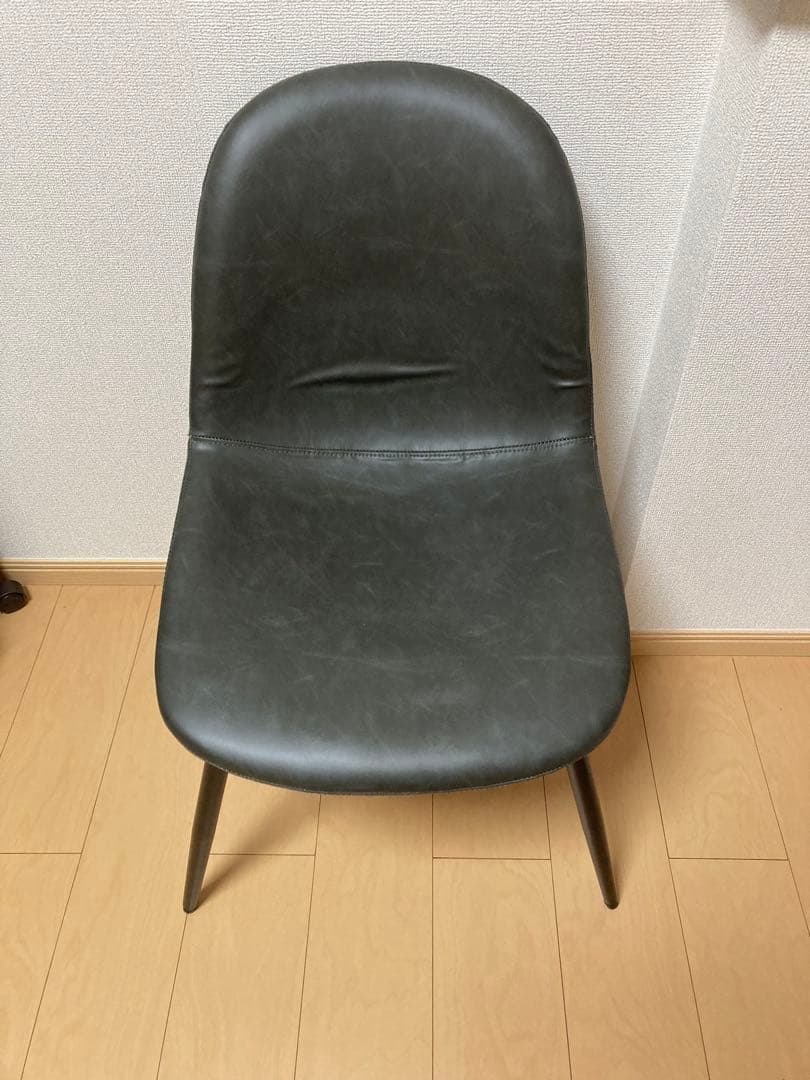 「引取限定」「美品」円形ダイニングテーブル80cm ダイニングチェア 3点セット