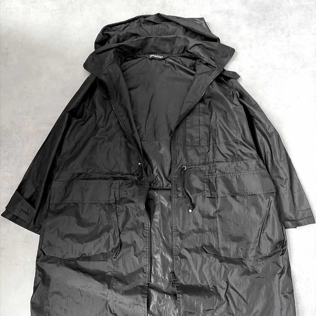 ★90s イッセイミヤケ ウィンドコート パッカブル シャカシャカ ロングコート