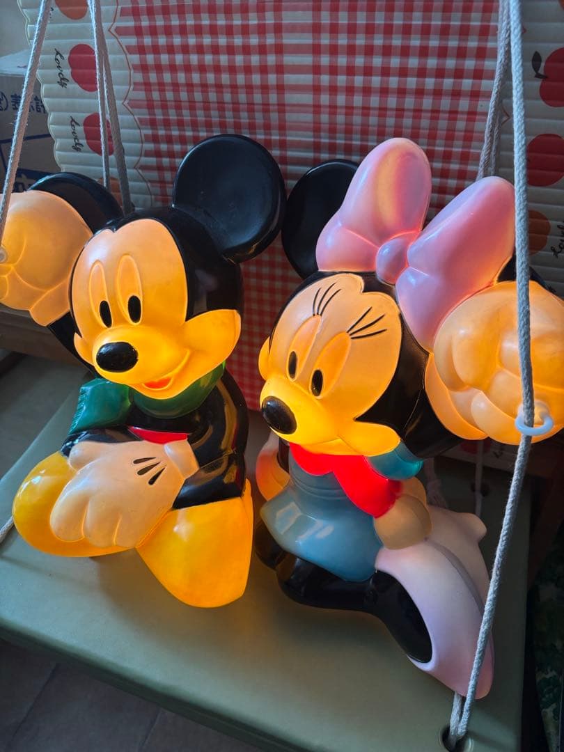 レア物!限定品 ディズニーブローライト ブランコタイプ ミッキー&ミニー