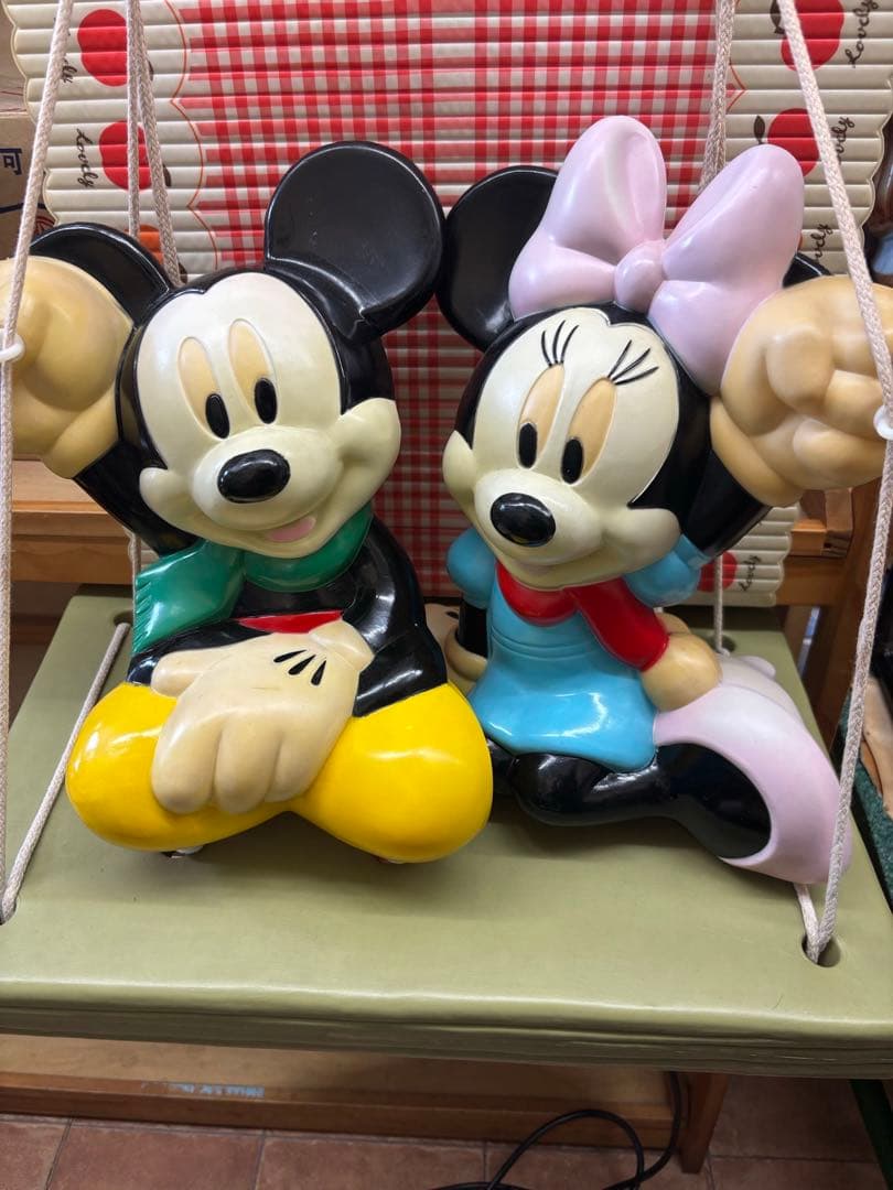 レア物!限定品 ディズニーブローライト ブランコタイプ ミッキー&ミニー