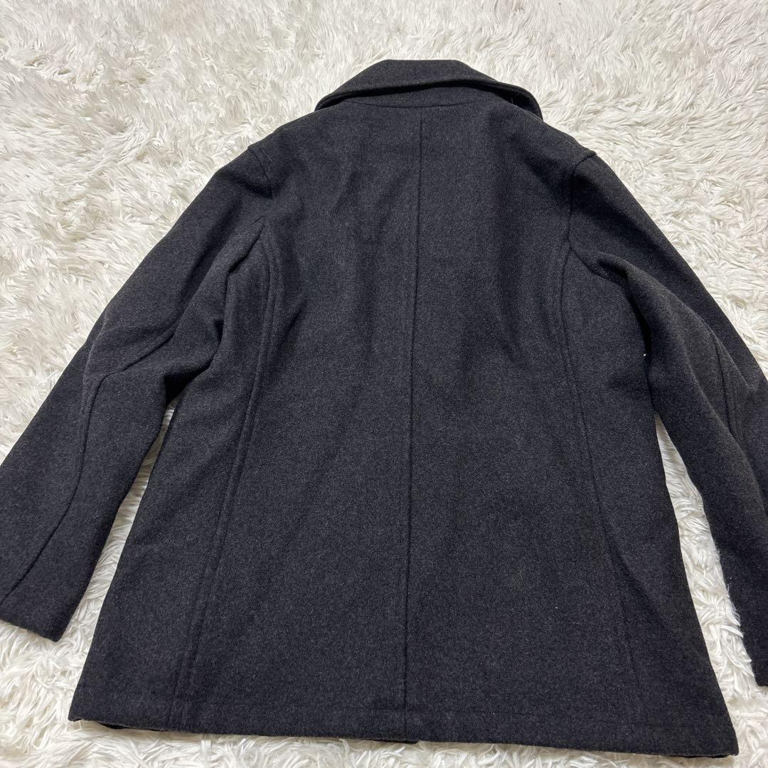 【美品】トミーヒルフィガー　ウールコート　グレー XXL 大人気