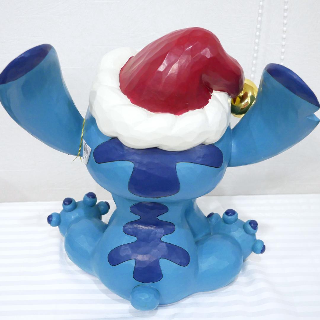 【新品展示品】スティッチ 37cm 置物 クリスマス ジムショア 特大