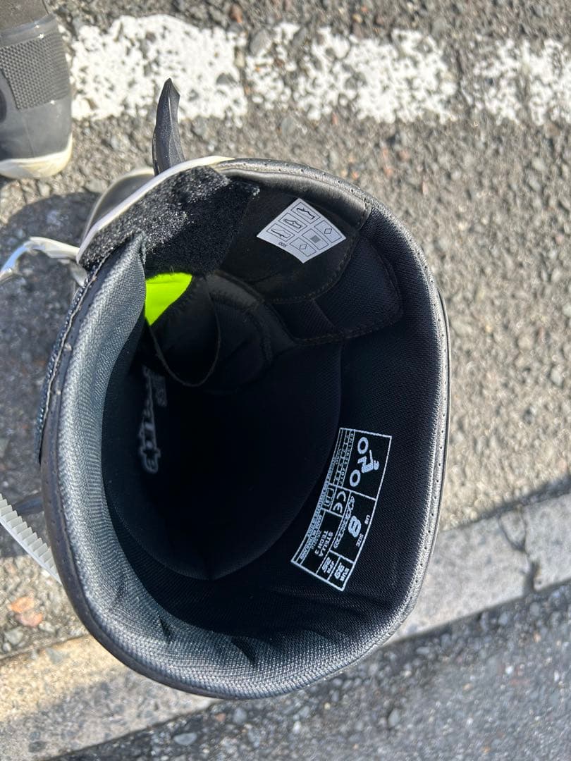Alpinestars Tech 3 ブーツ 黒/白　25センチ