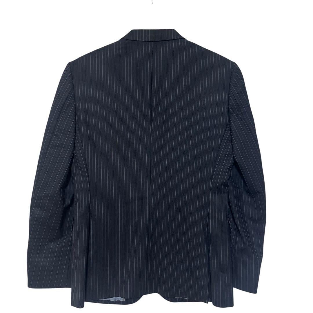 国産美品✨Paul Smith × zenia生地 ストライプ 2ピース紺 M