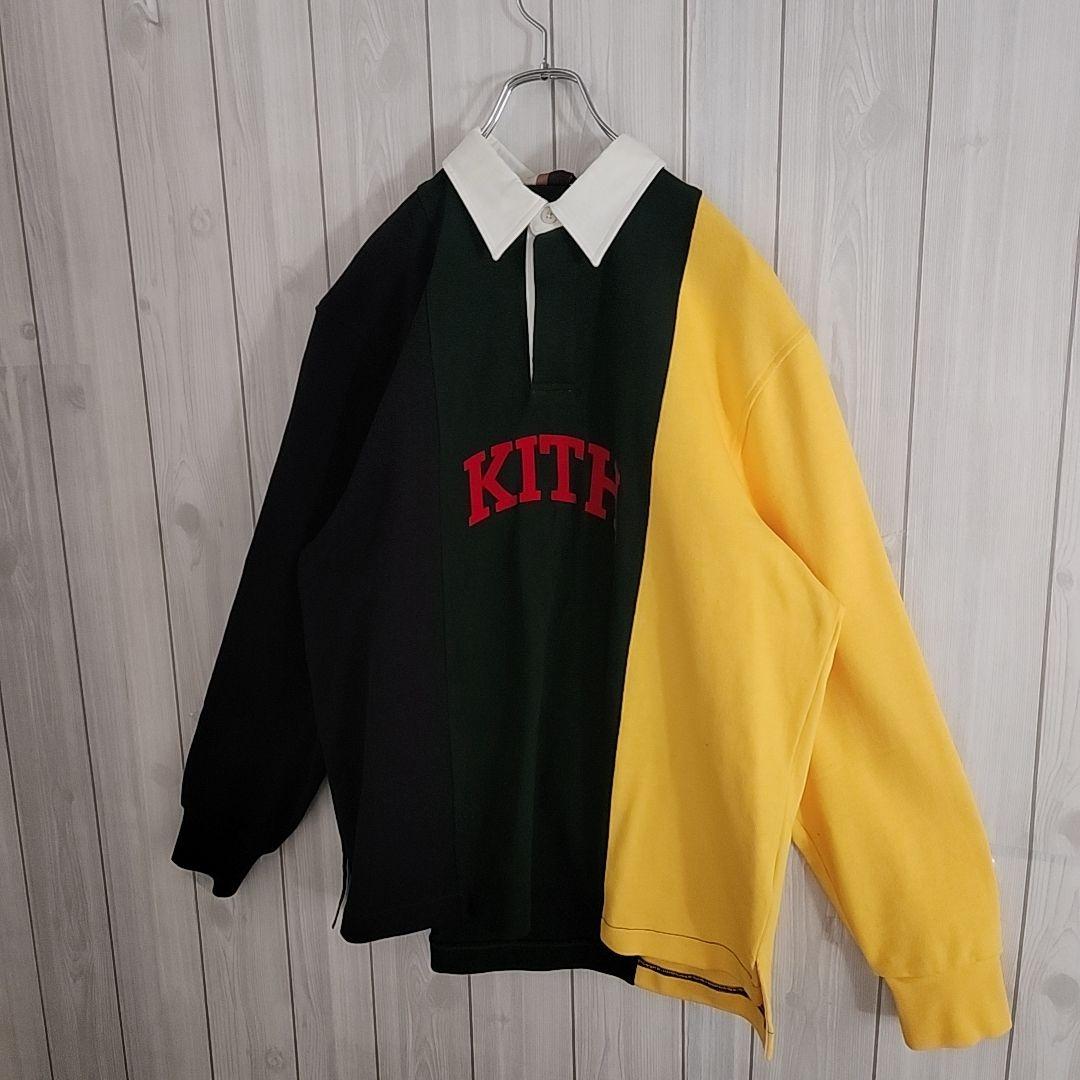 【完売】KITH ラガーシャツ 新品 カラーブロック