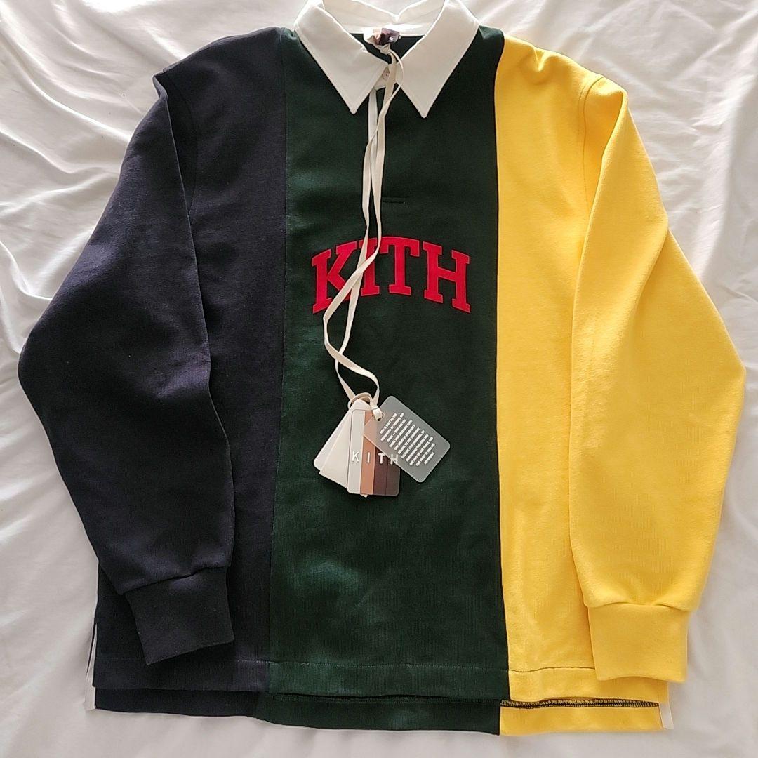 【完売】KITH ラガーシャツ 新品 カラーブロック