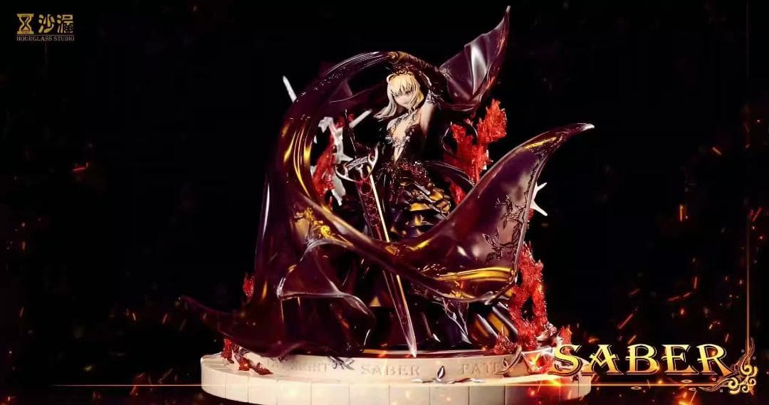 FATE　アルトリア・セイバー　黒花嫁　ガレージキット　フィギュア　海外正規品