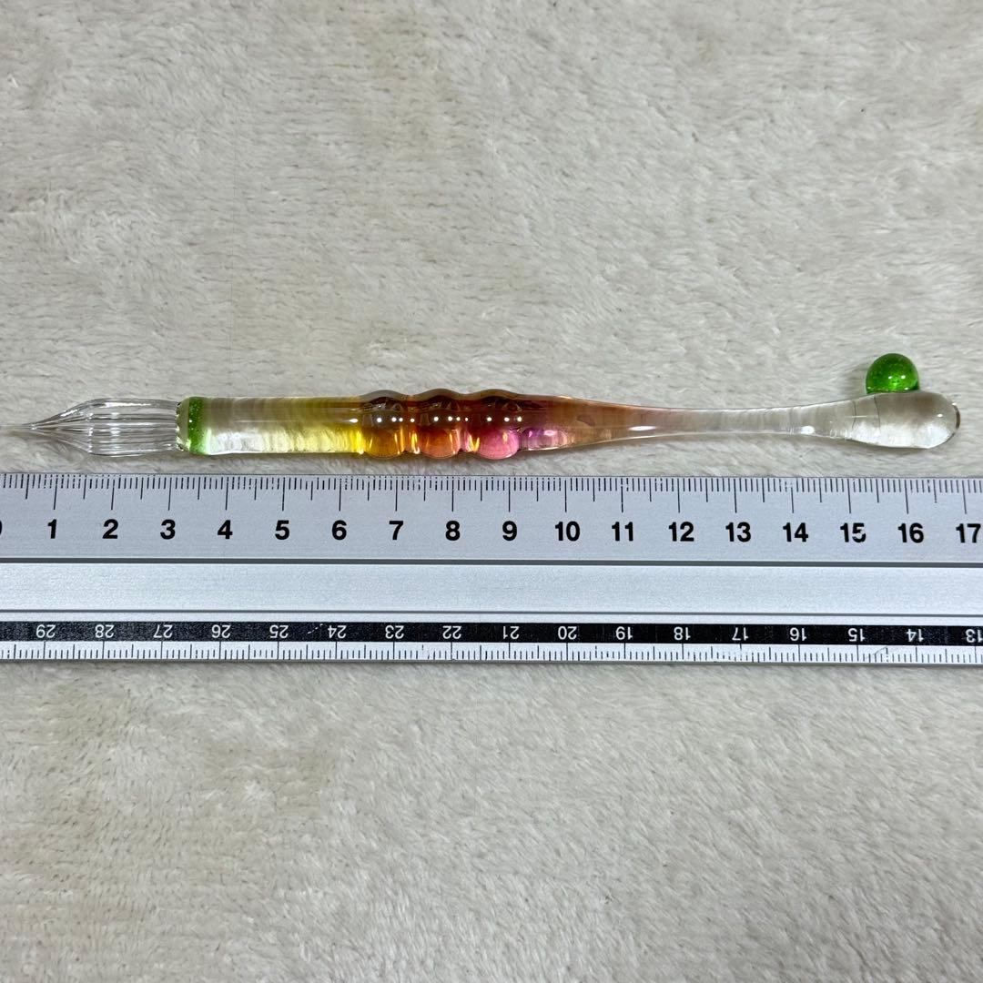 【未使用】川西硝子 ガラスペン 十二 グラデーション 希少品