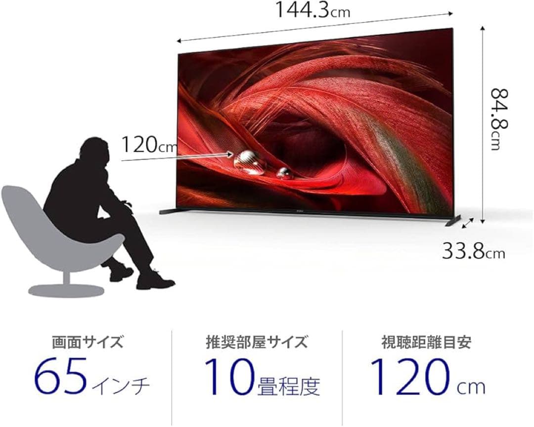 ソニー BRAVIA ブラビア XRJ-65X95J