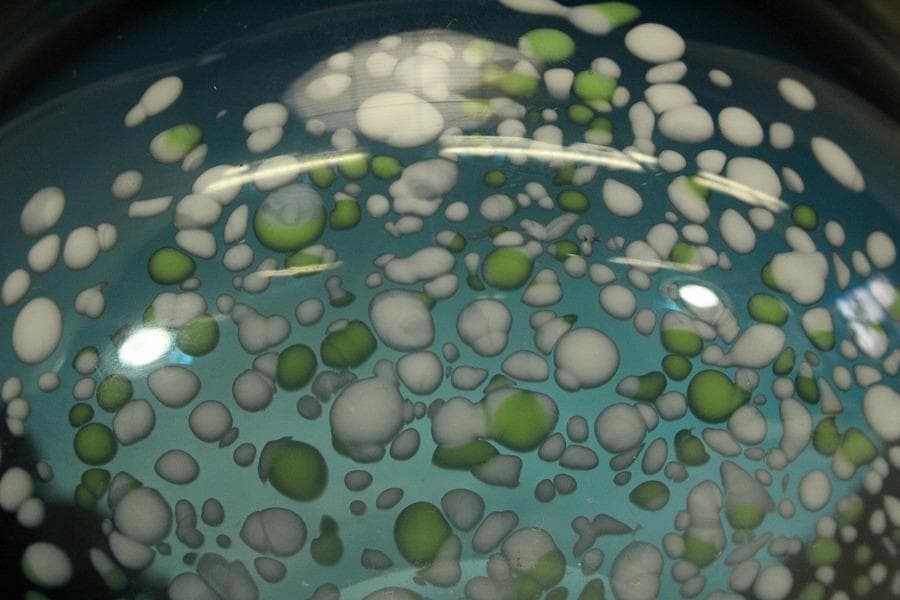 アンティーク カットガラス 切子 ガラス 瑠璃色ガラス 二件 時代物(A442)