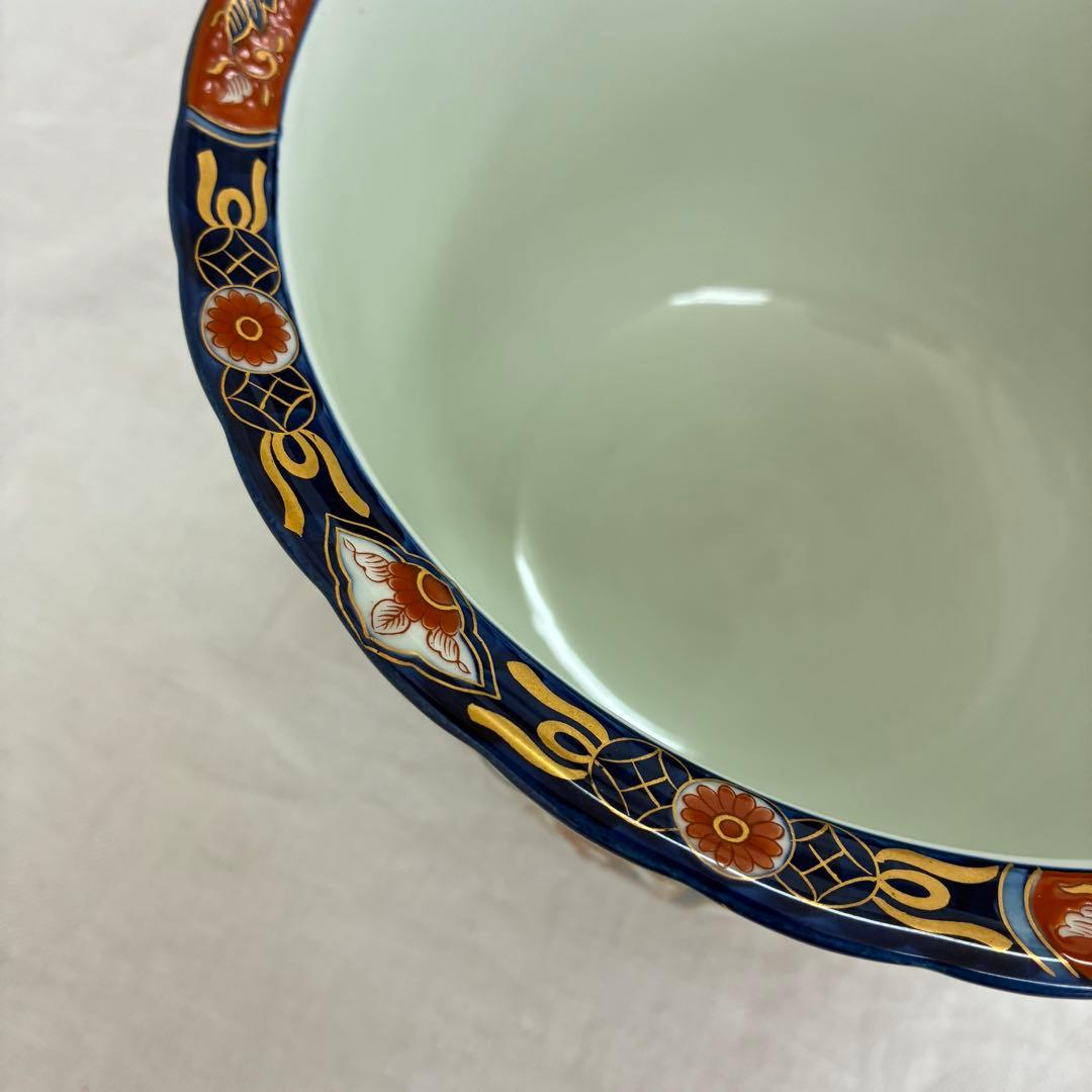 未使用品 豪華絢爛【其泉】 万博伊万里桐鳳凰 プランター 金彩 桐箱入り