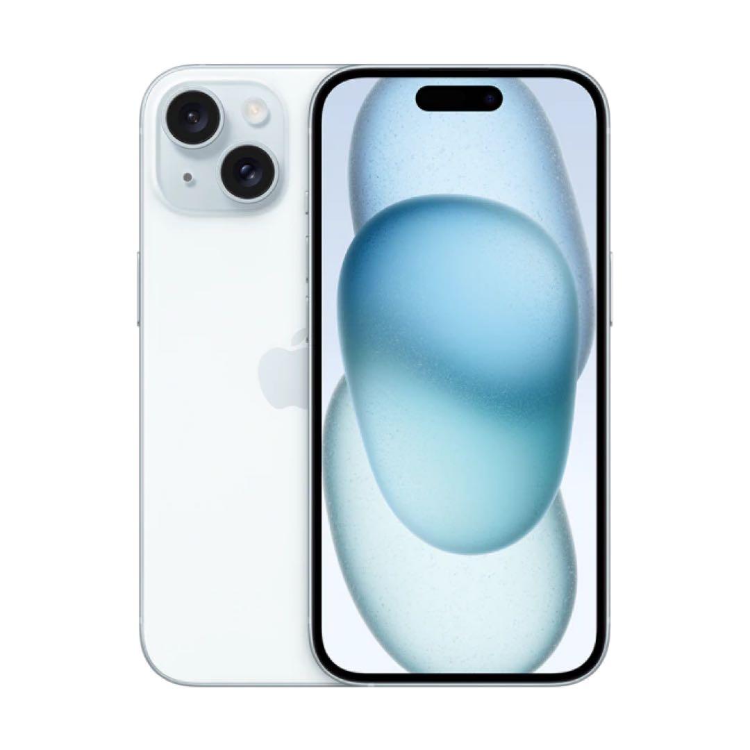 【美品】iPhone15 256GB ブルー Simフリー バッテリー84%