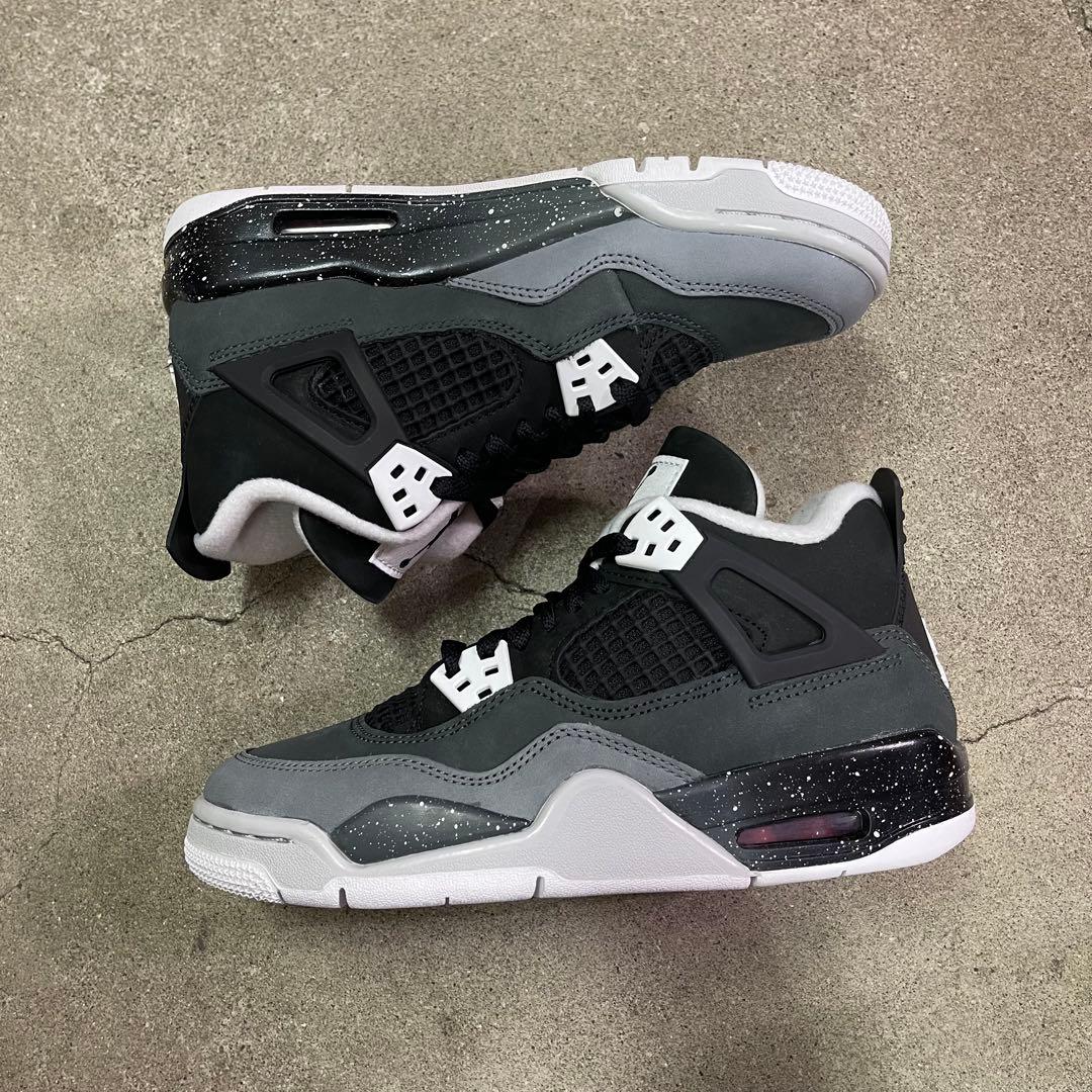 Nike GS Air Jordan 4 Retro \"Fear\" 23.5㎝