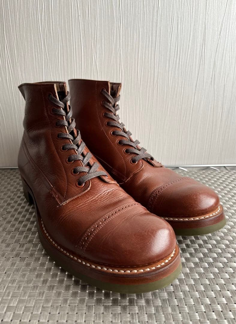 vintage boots brass tokyoカスタムus6.5