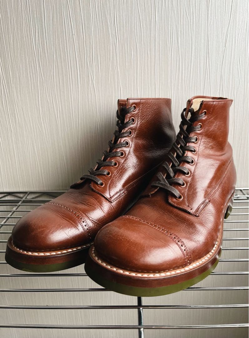 vintage boots brass tokyoカスタムus6.5