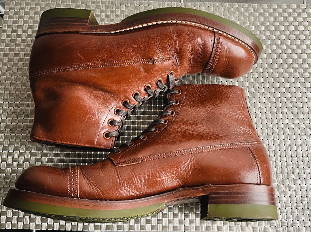 vintage boots brass tokyoカスタムus6.5