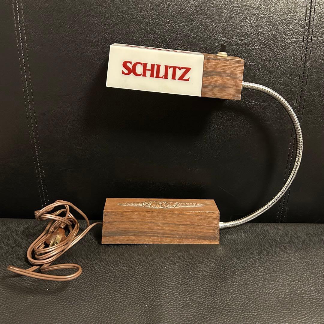 ビンテージ★SCHLITZ シュリッツ デスクランプ/アメリカン雑貨★