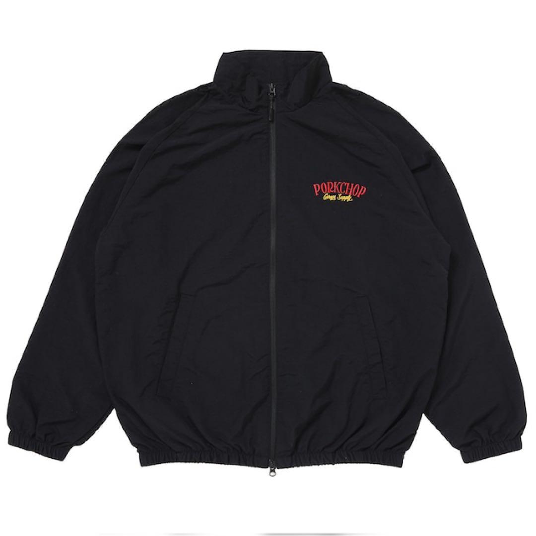 PORKCHOP ブラック ナイロンジャケット　XL