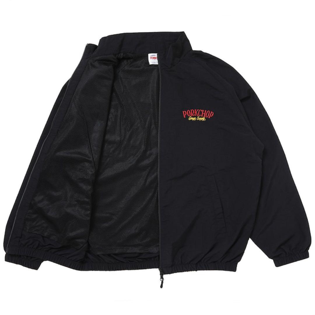 PORKCHOP ブラック ナイロンジャケット　XL
