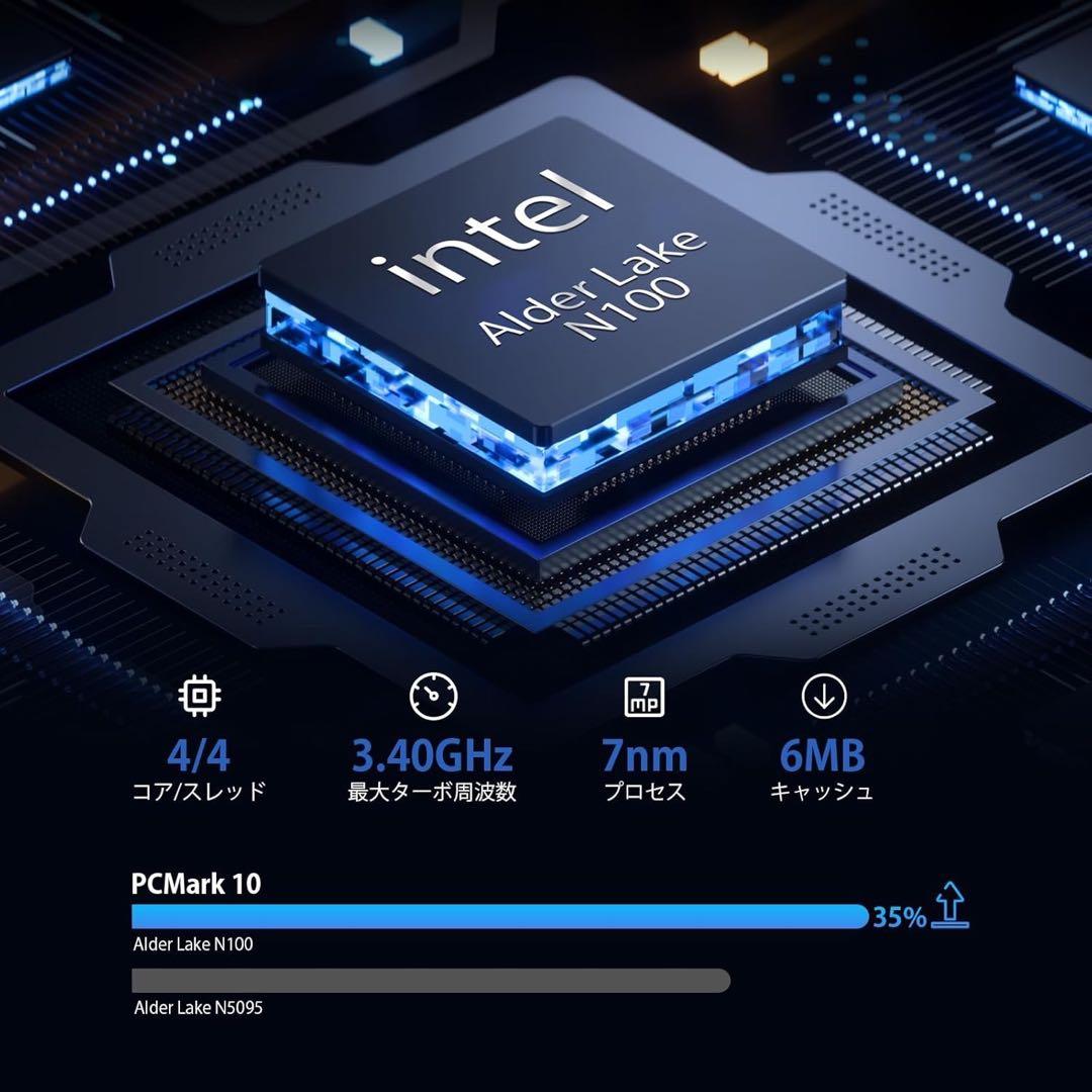 ミニpc 第12世代インテルAlder Lake-N100 minipc
