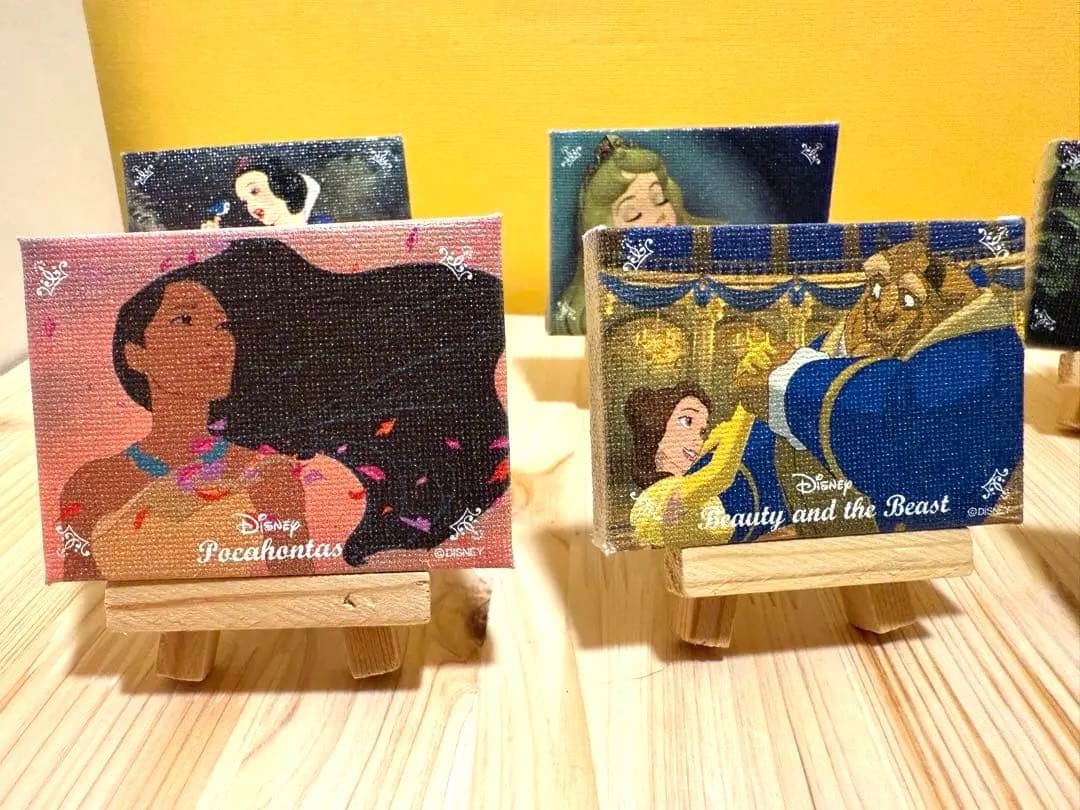ディズニー　シークレット ミニキャンバス　プリンセス 全十種類　コンプリート