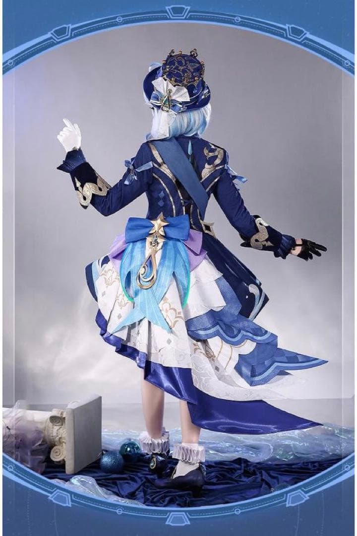 原神 白フリーナ コスプレ 三分妄想