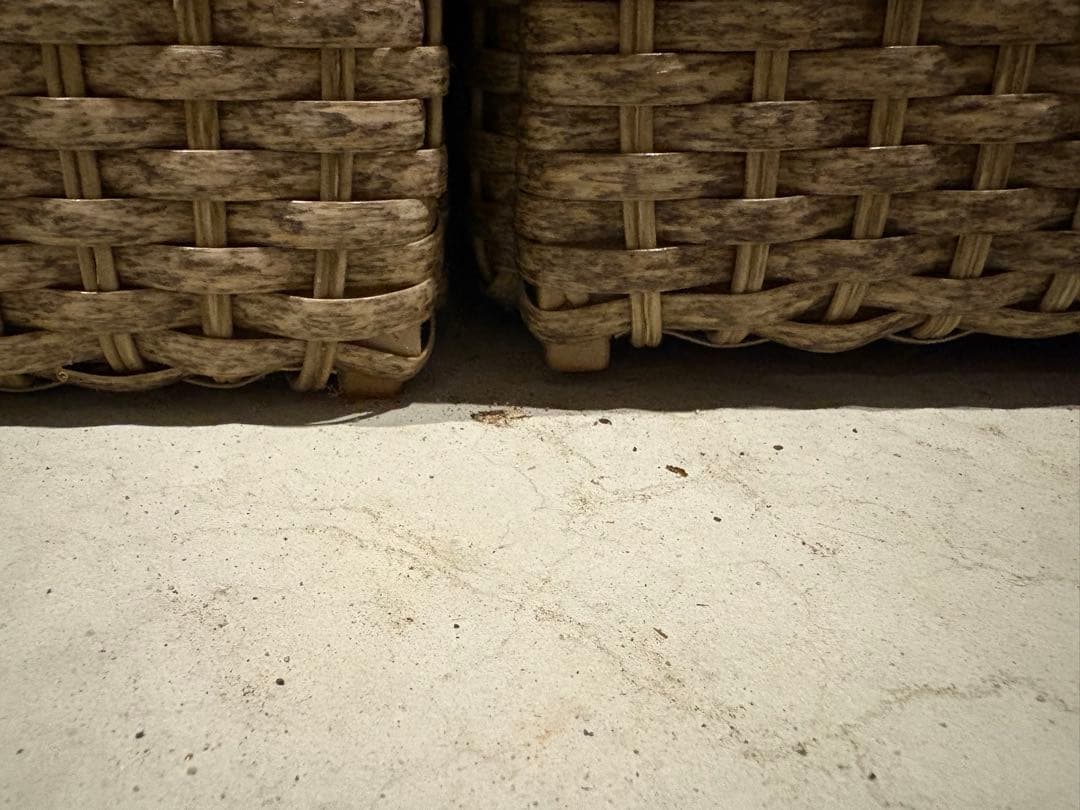 1月中取引希望　IKEA 屋外ソファ　ベージュ ラタン製 3人掛けソファ