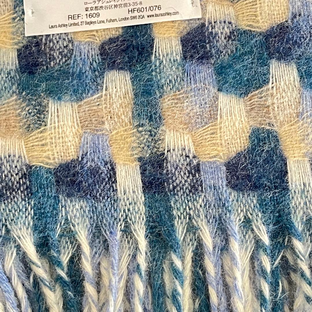UK製　ウール100%スロー　KEW CHECK 新品