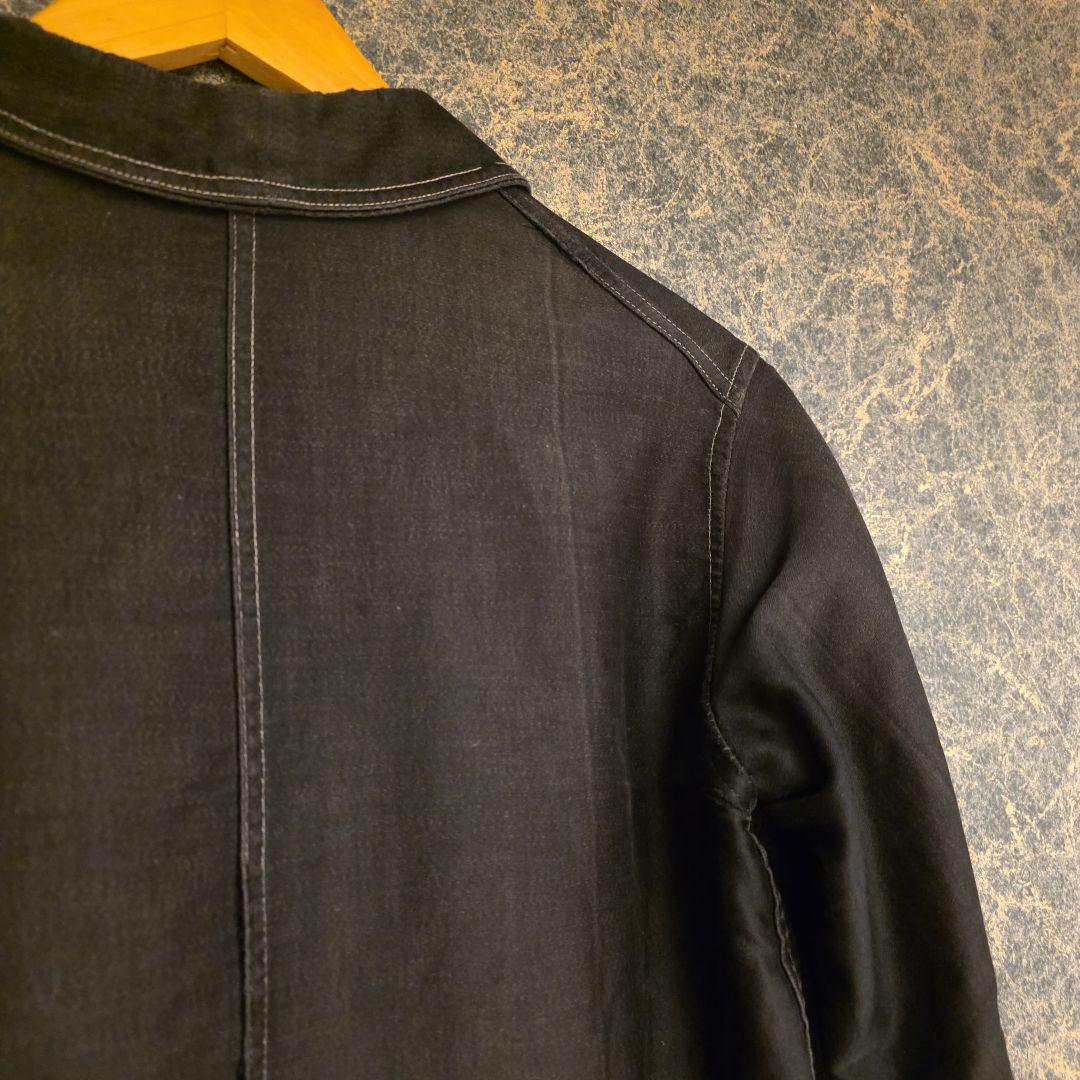 1930s ル・トラヴァイユール　ブラックモールスキンJKT ブラックフェード