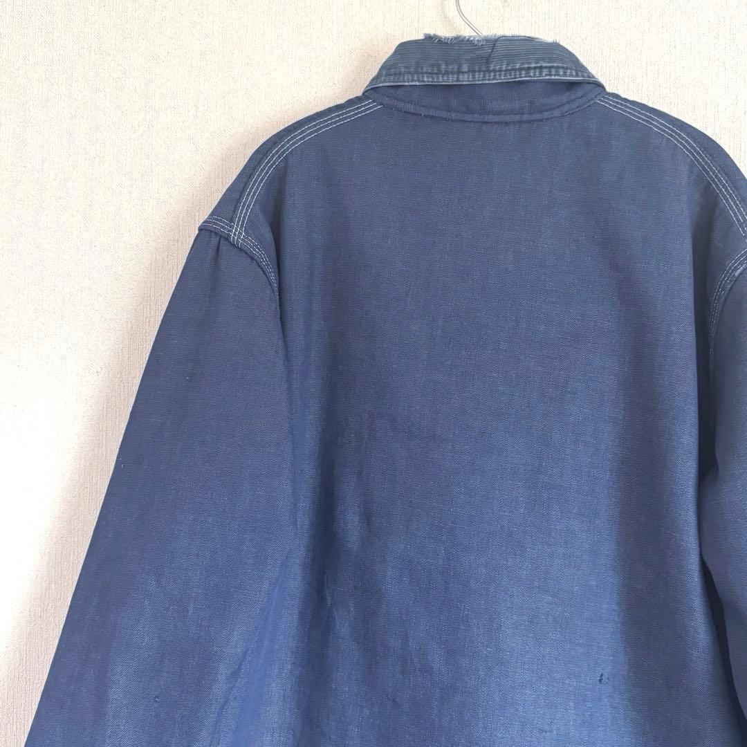 オシュコシュ　デニムチョアコート　60s〜70sビンテージ　着用感XL