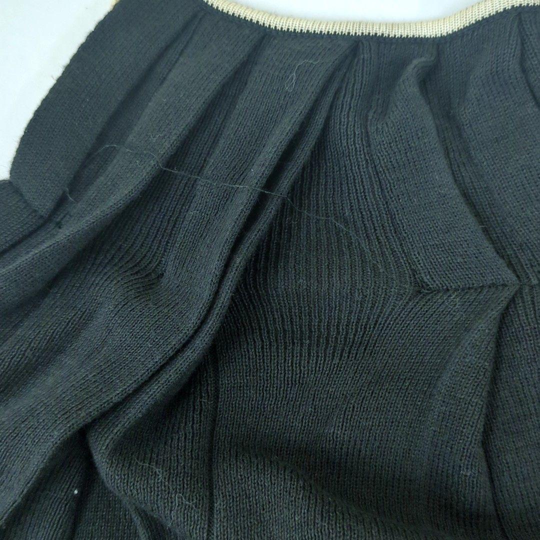 シャネル ケープ ブラック 95% コットン 5%シルク フランス製