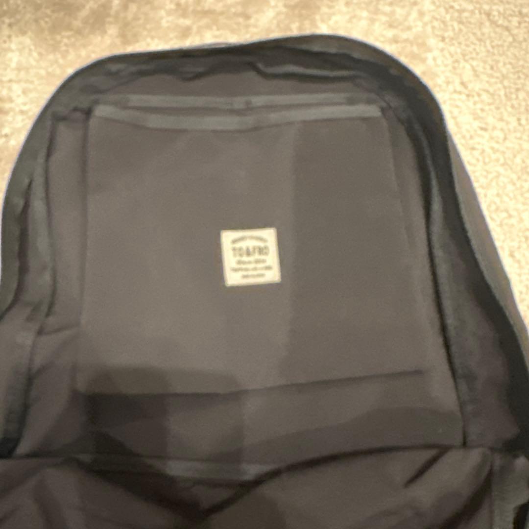 【新品タグ付き】TO&FRO リュック　ブラック