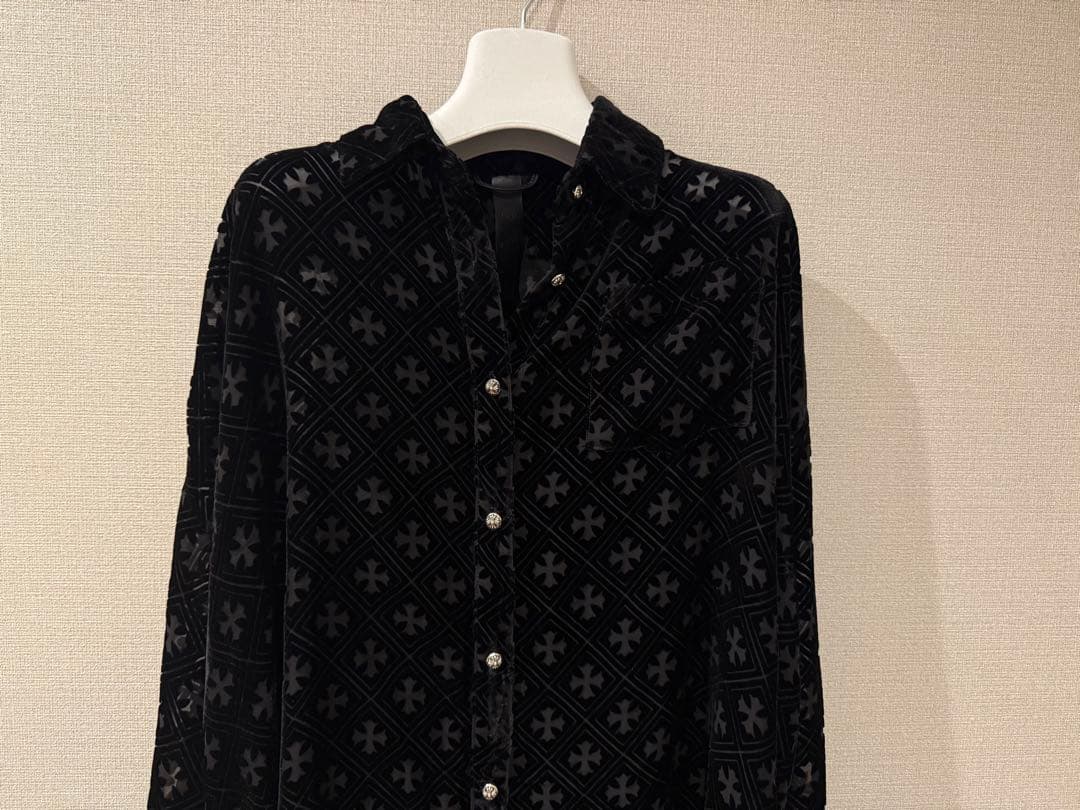 クロムハーツ新作　レディースクロス柄シャツ