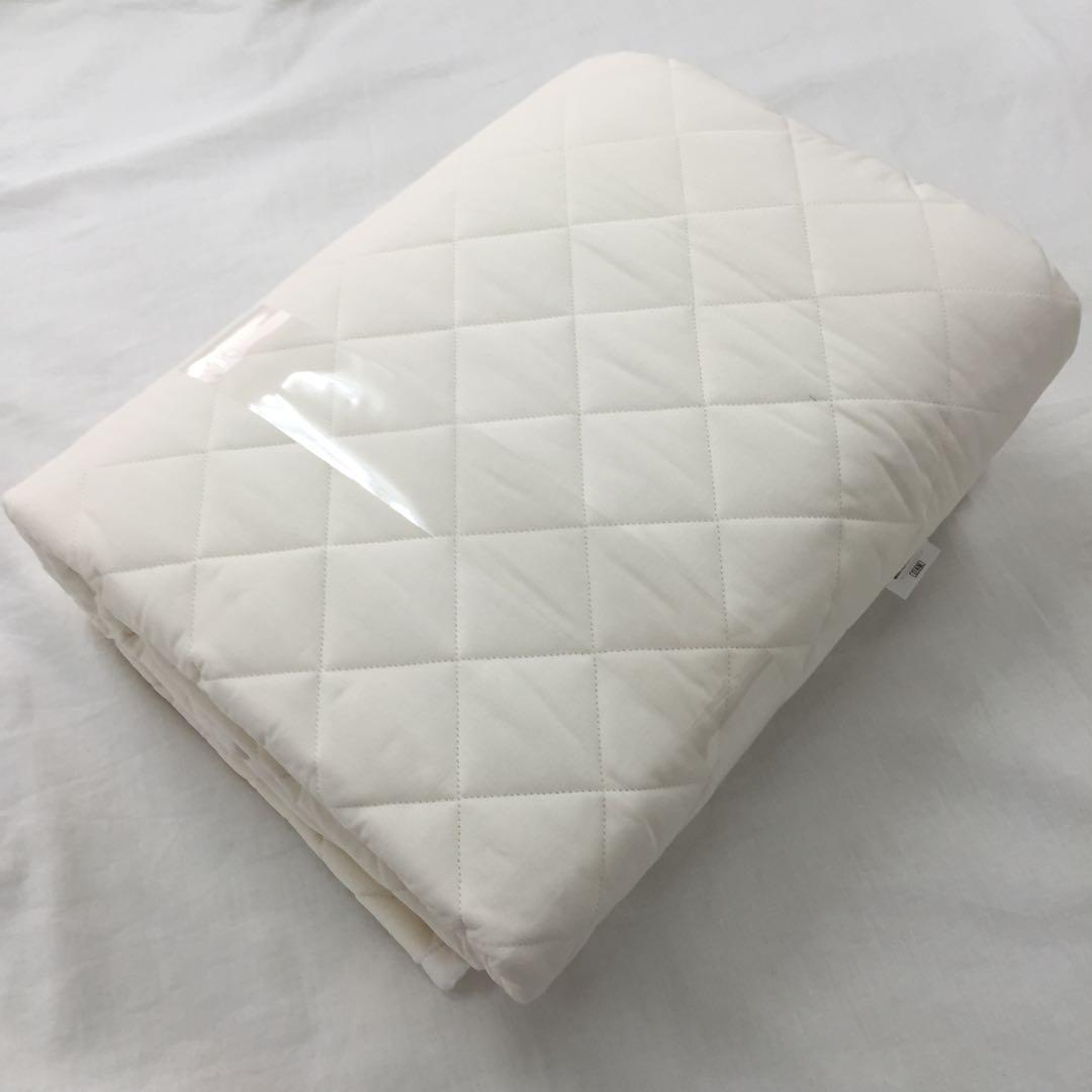 パシーマ パットシーツ シングル 110×210cm きなり色 2枚