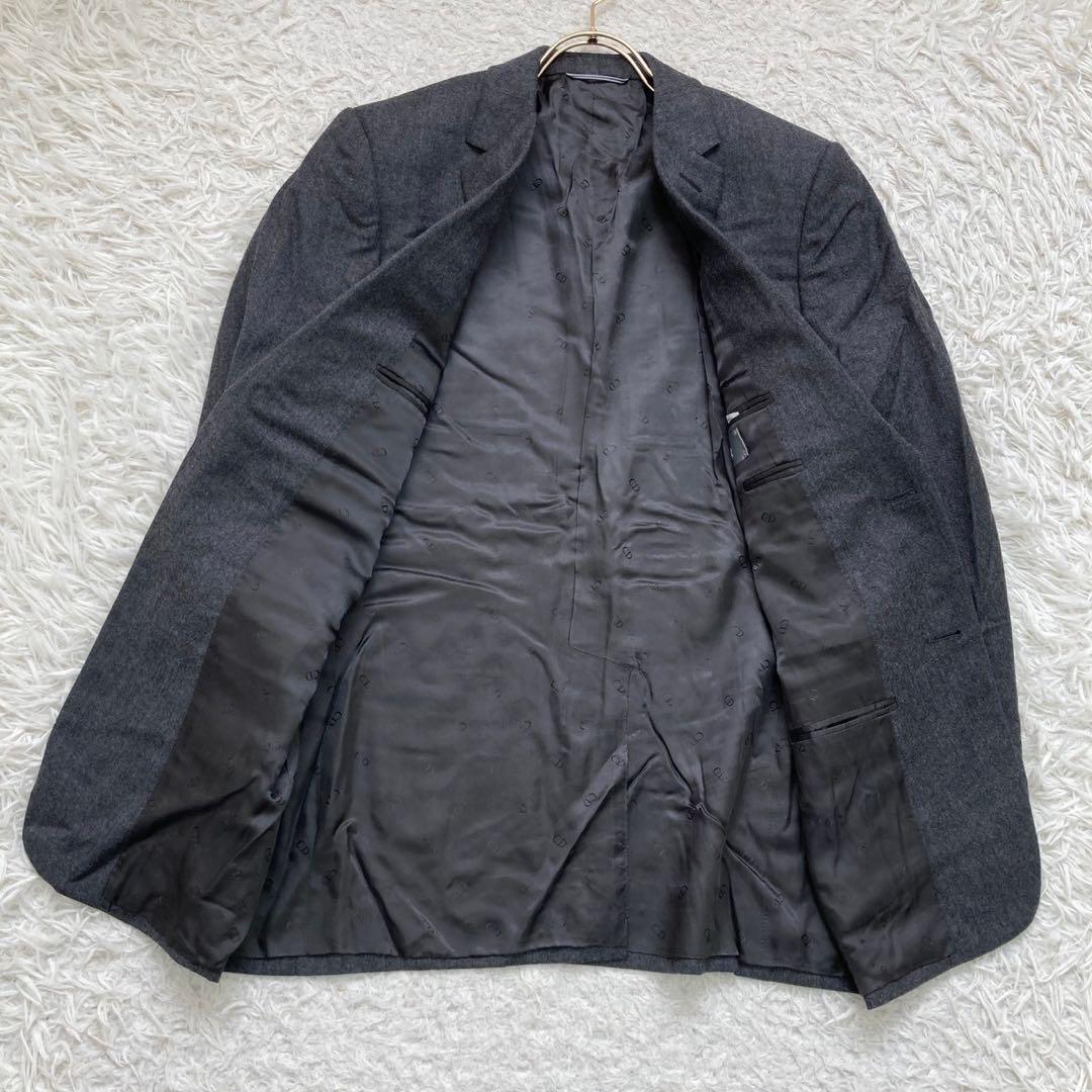 Christian Dior カシミアセットアップ スーツ チャコール 46