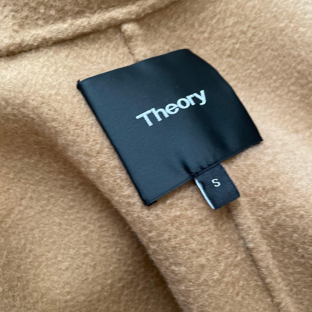 Theory セオリー　フーデットポンチョコート　カシミヤ混
