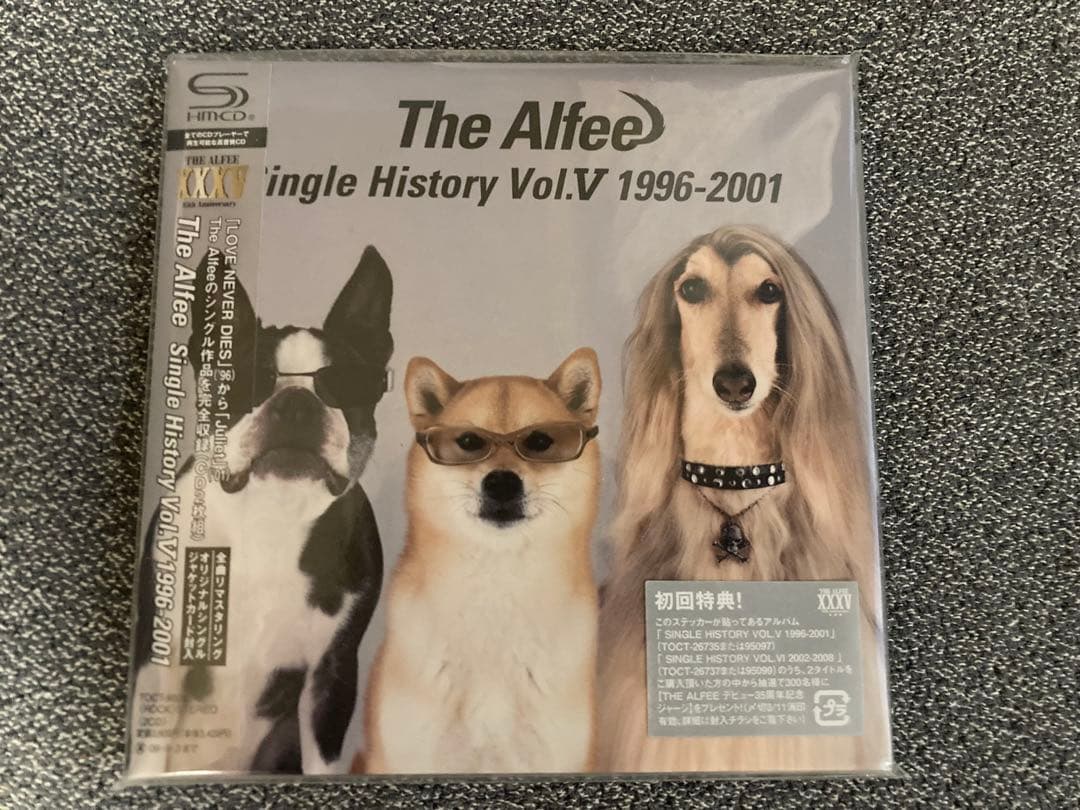 THE ALFEE CD Single History Vol.V+VI セット