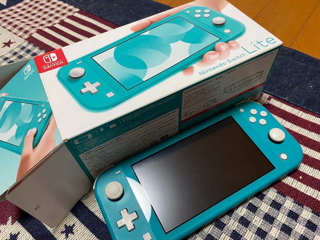 Nintendo Switch Lite ターコイズ充電器あり