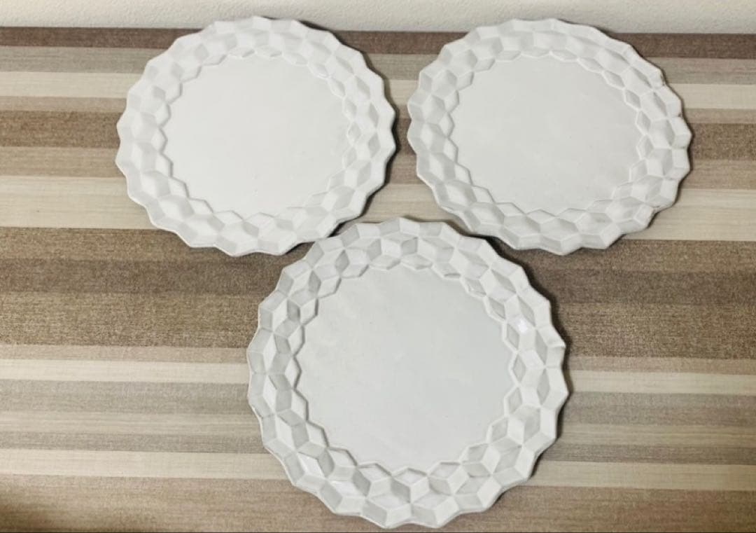 ASTIER de VILLATTE Cube サイドプレート 23cm 3枚