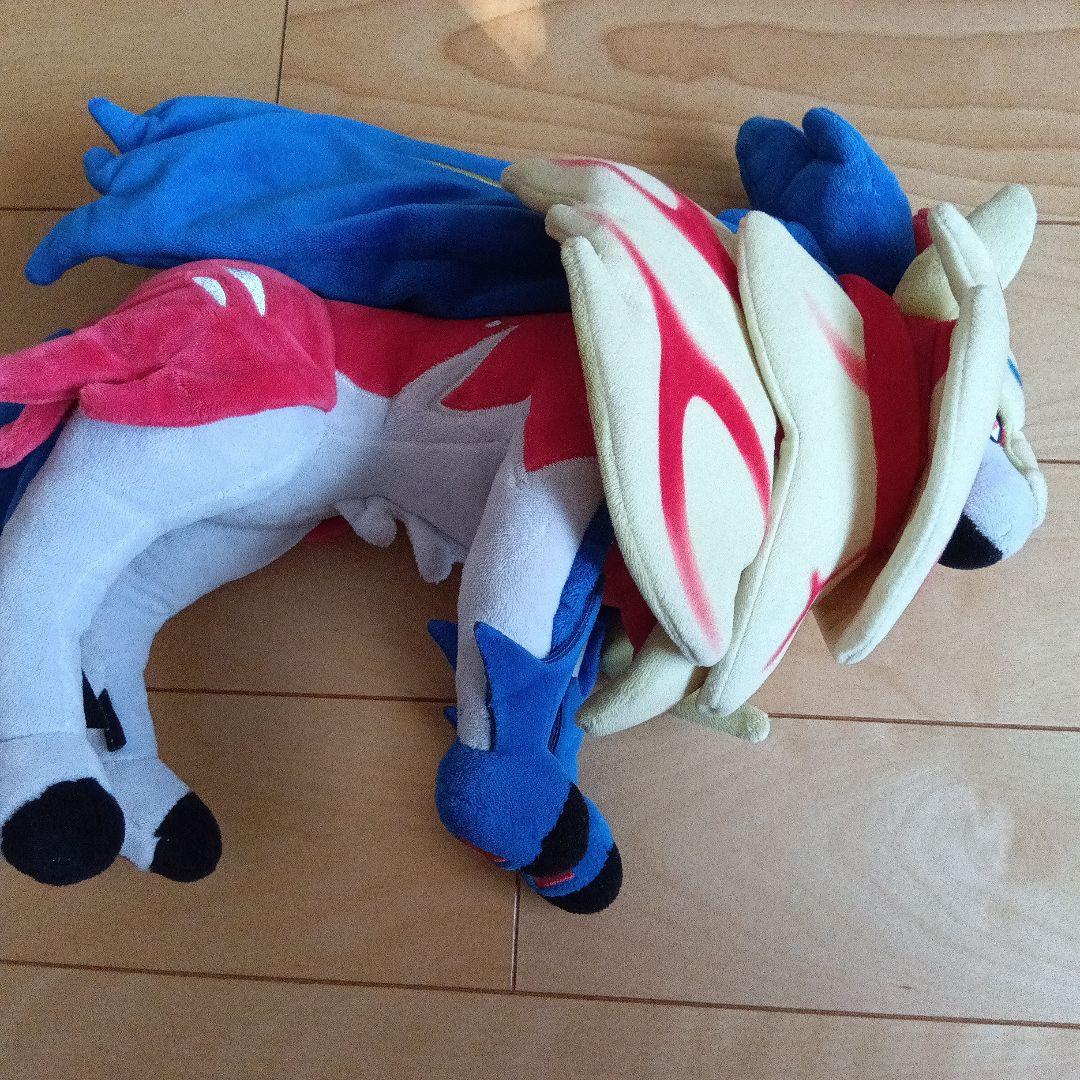 値下げポケモンぬいぐるみ 大きめ　ネクロズマ、ザマゼンタ、アーゴヨン　3体セット