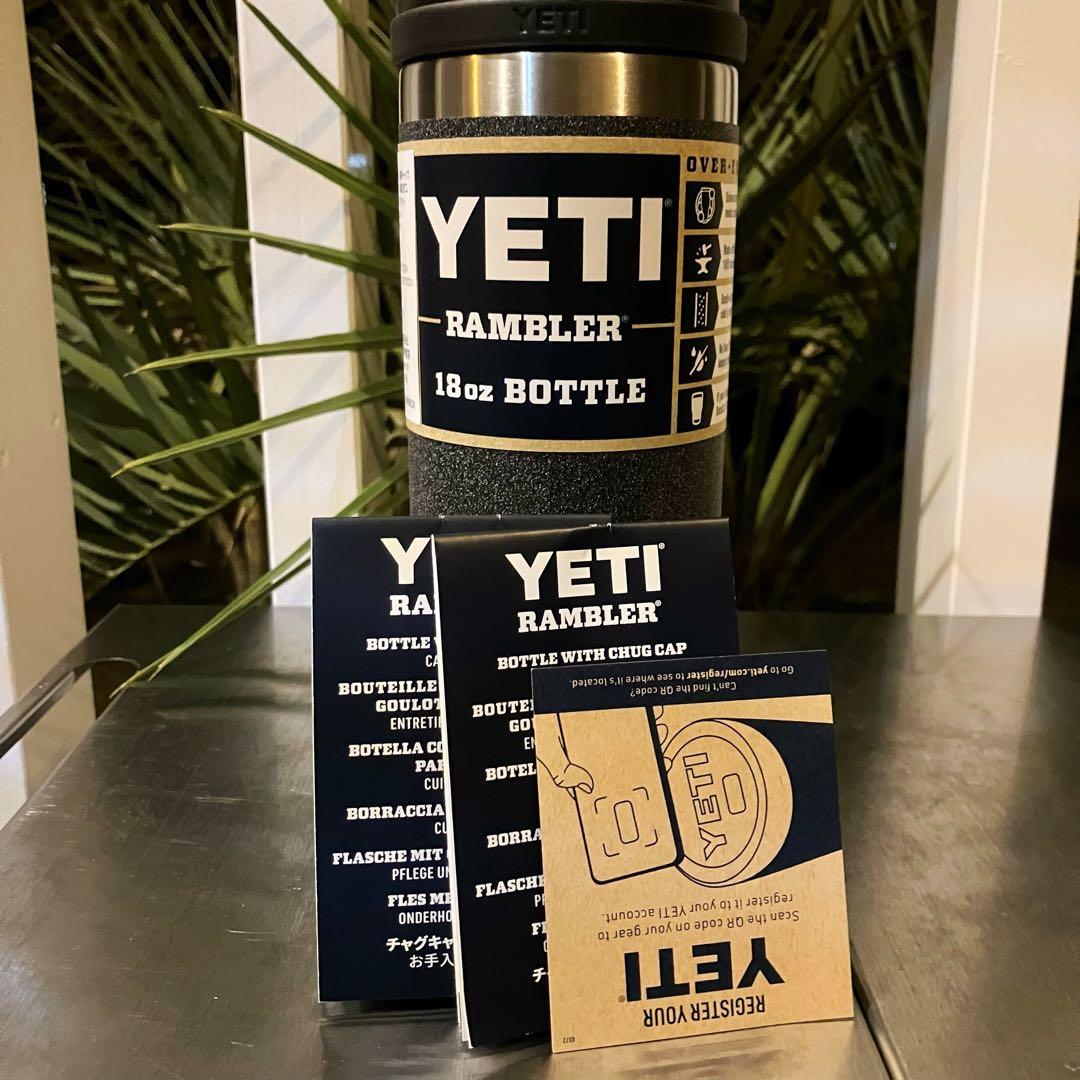⭐️YETI⭐️RAMBLER 18oz ボトル ブラックストーン 【A&F正規品】
