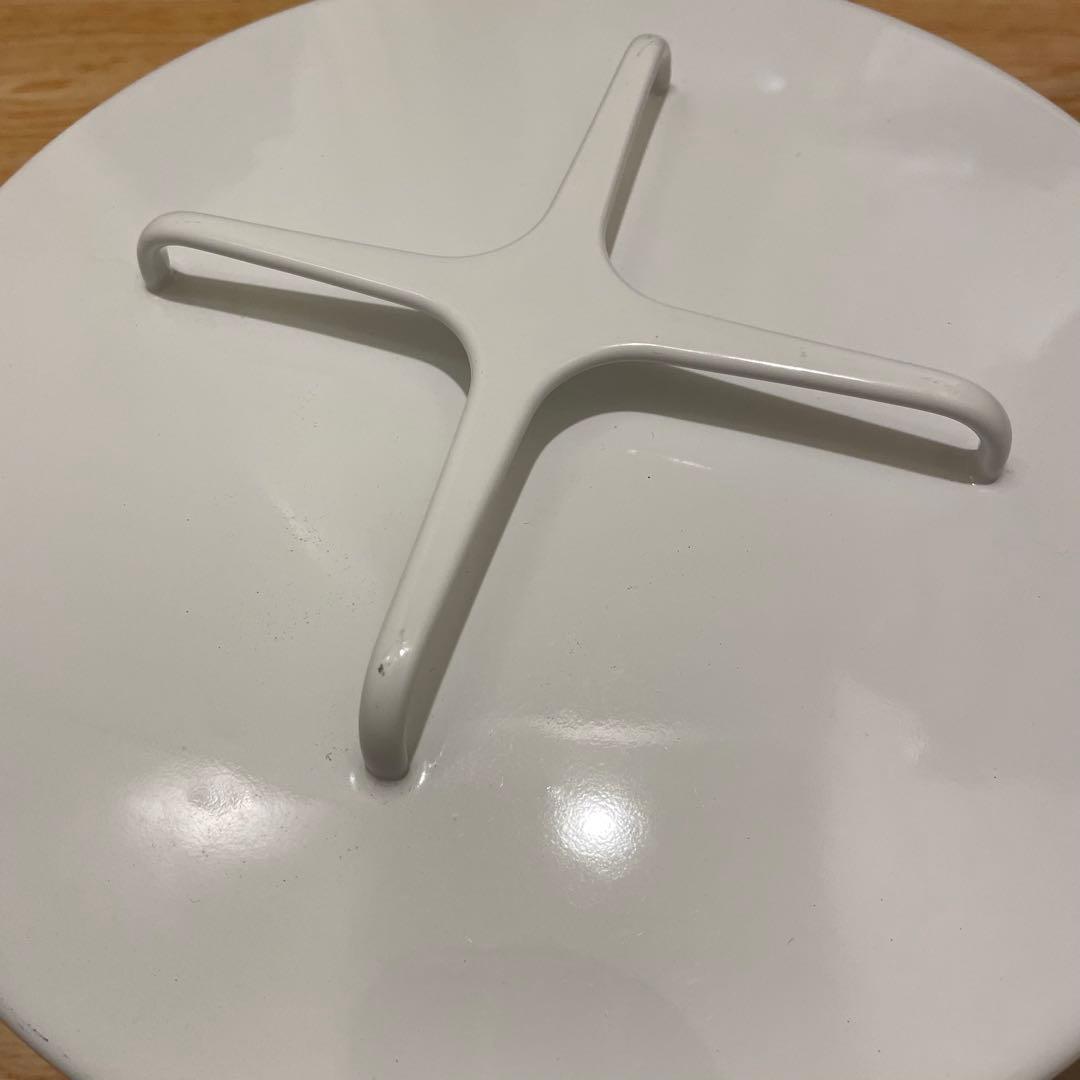 DANSK ダンスク 両手鍋 23cm ホワイト ホーロー 鍋