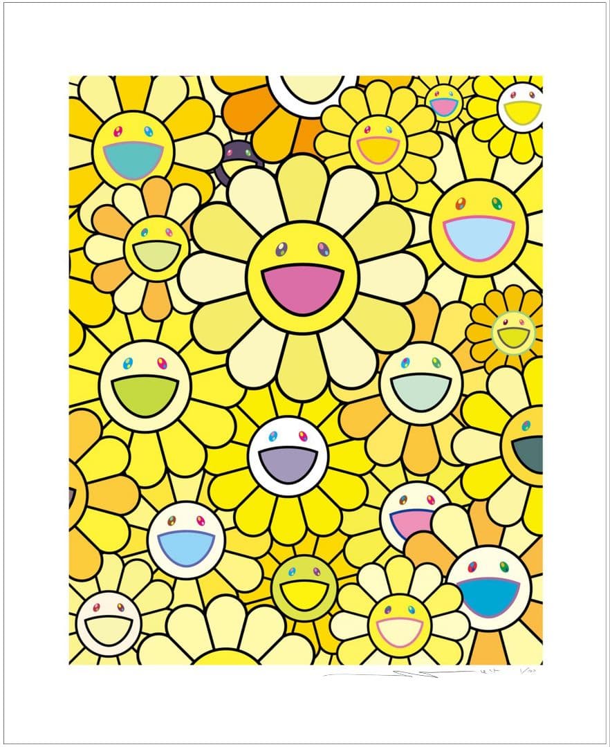 村上隆 花好財旺 ゴールデンイエロー
