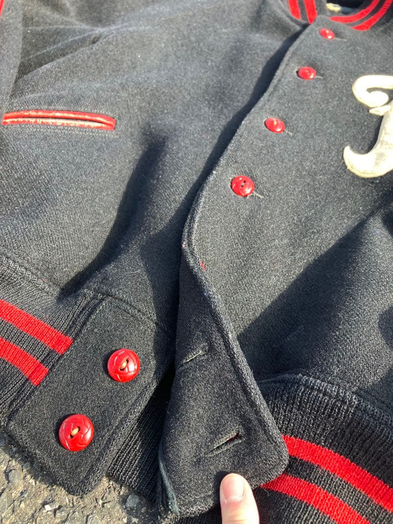 Minnesota WOOLEN 40s ヴィンテージ ボタスタ　バーシティ