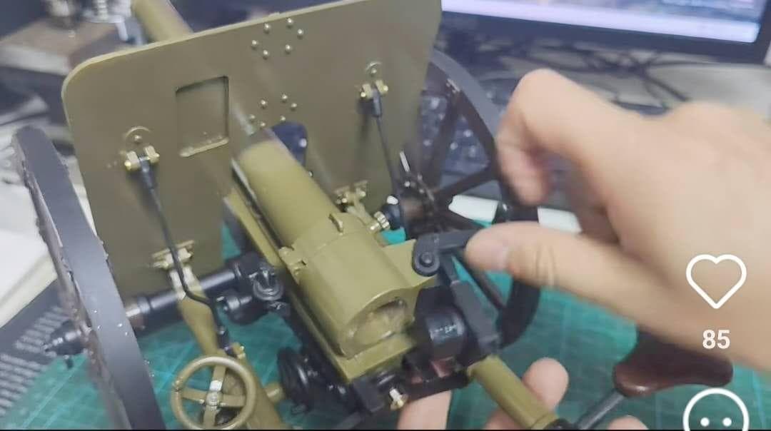 四一式山砲模型　1/6スケール　手作　新品