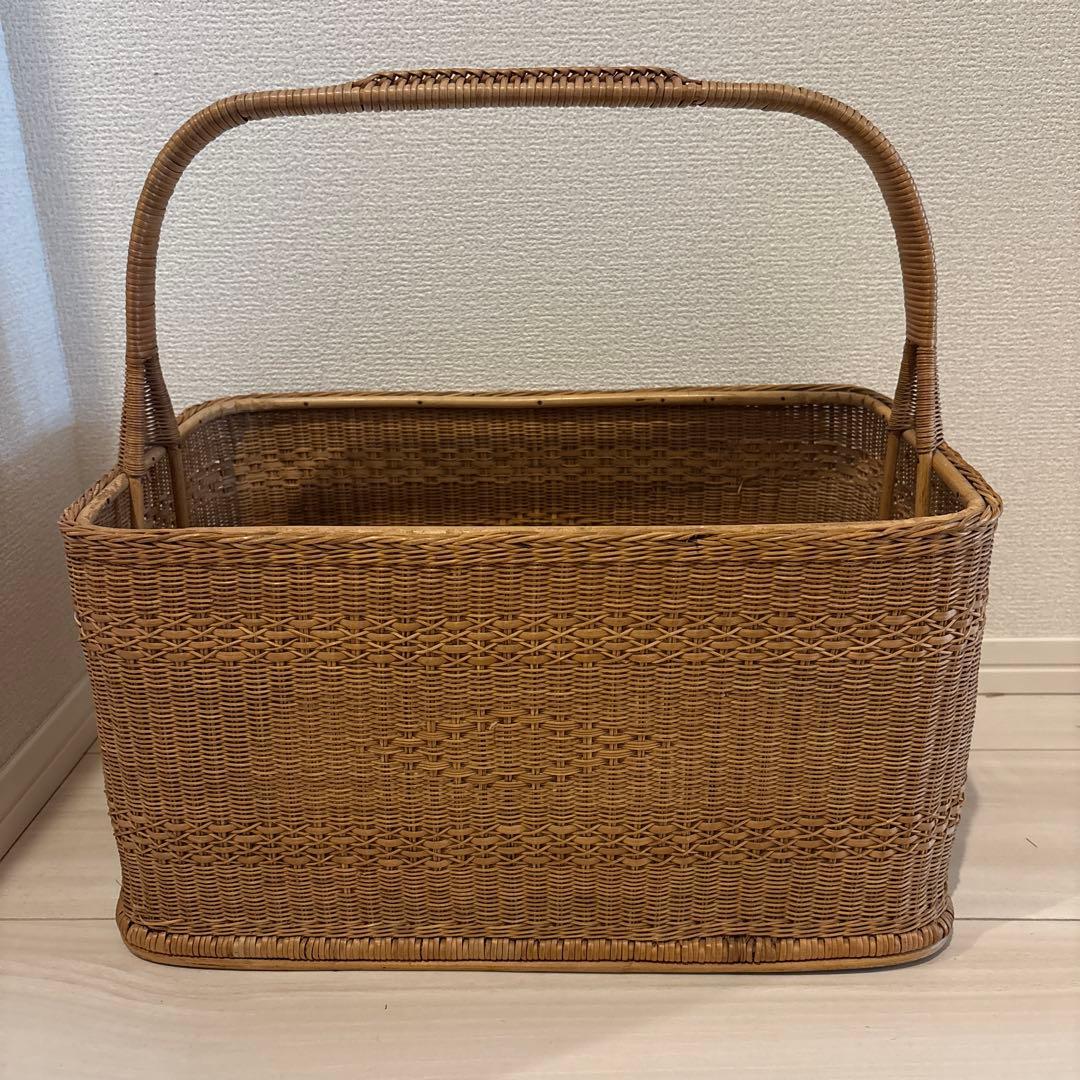 705　籐籠　2点セット
