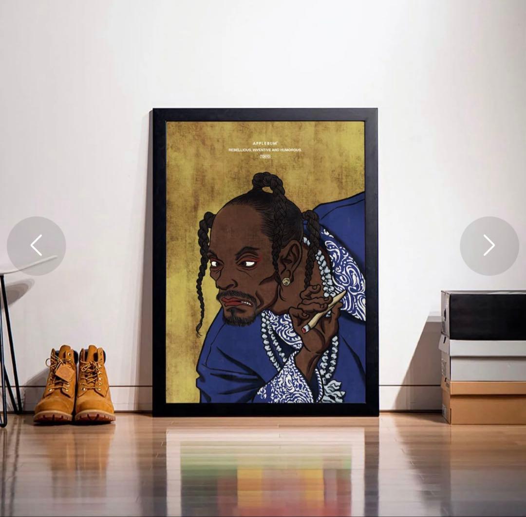 アップルバム Tha D.O.G.G. 浮世絵 A1 Poster ポスター